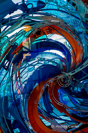 Monterey Bay Aquarium, glass fantasy 58947z